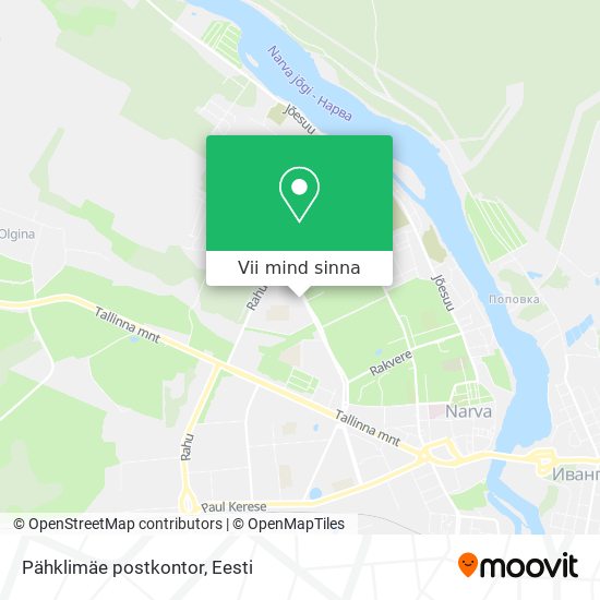 Pähklimäe postkontor kaart