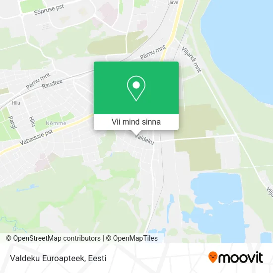 Valdeku Euroapteek kaart