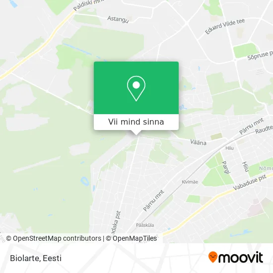 Biolarte kaart