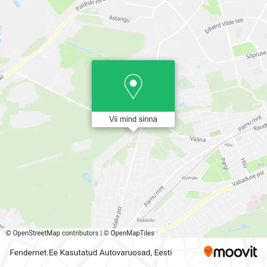 Fendernet.Ee Kasutatud Autovaruosad kaart