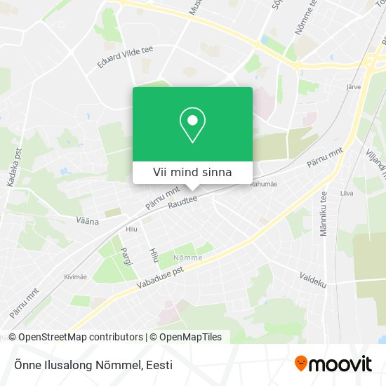 Õnne Ilusalong Nõmmel kaart