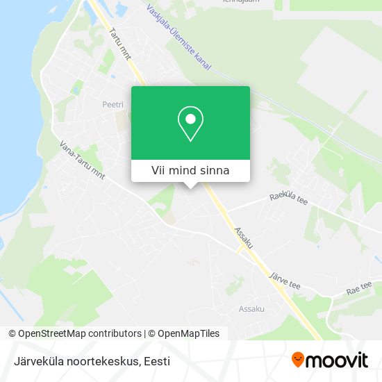 Järveküla noortekeskus kaart