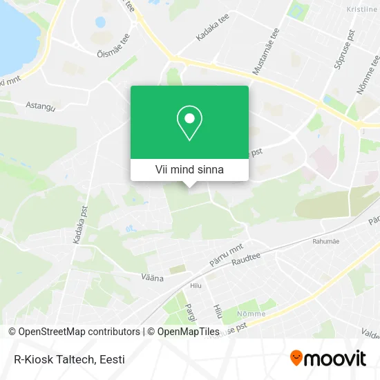 R-Kiosk Taltech kaart