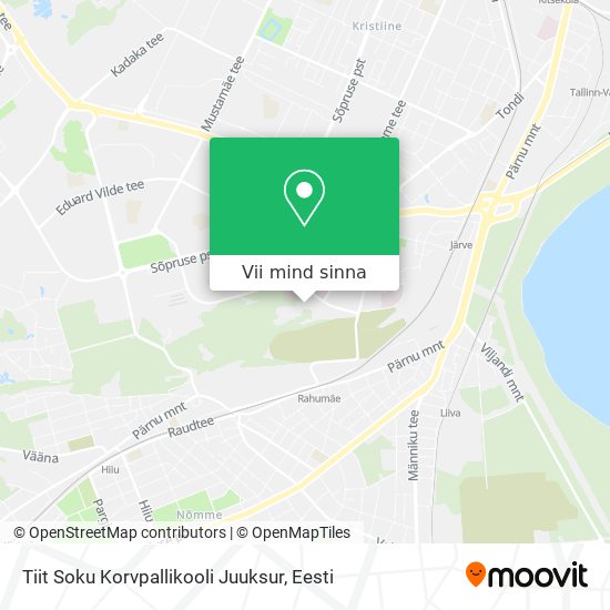Tiit Soku Korvpallikooli Juuksur kaart