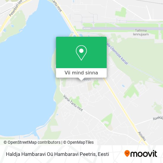 Haldja Hambaravi Oü Hambaravi Peetris kaart