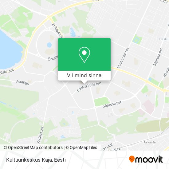 Kultuurikeskus Kaja kaart