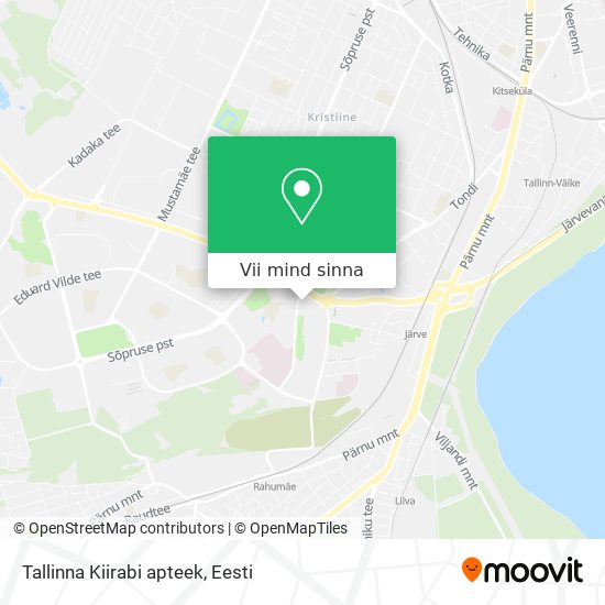 Tallinna Kiirabi apteek kaart