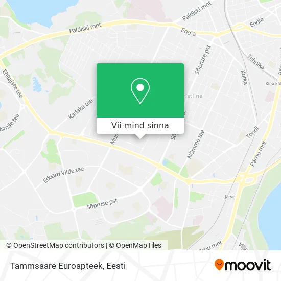 Tammsaare Euroapteek kaart