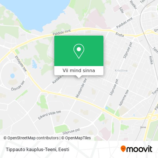 Tippauto kauplus-Teeni kaart