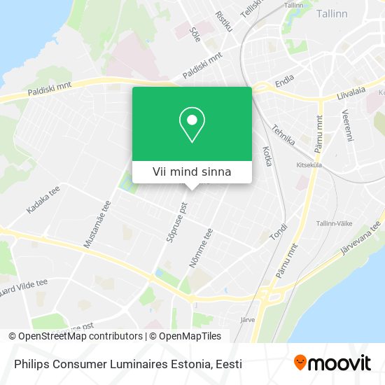Philips Consumer Luminaires Estonia kaart