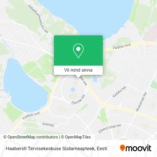 Haabersti Tervisekeskuse Südameapteek kaart