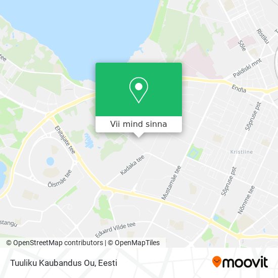 Tuuliku Kaubandus Ou kaart