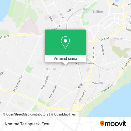 Nomme Tee apteek kaart