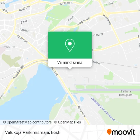 Valukoja Parkimismaja kaart