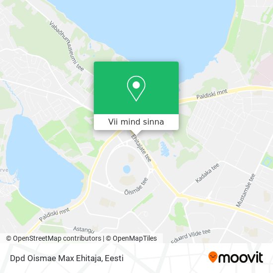 Dpd Oismae Max Ehitaja kaart