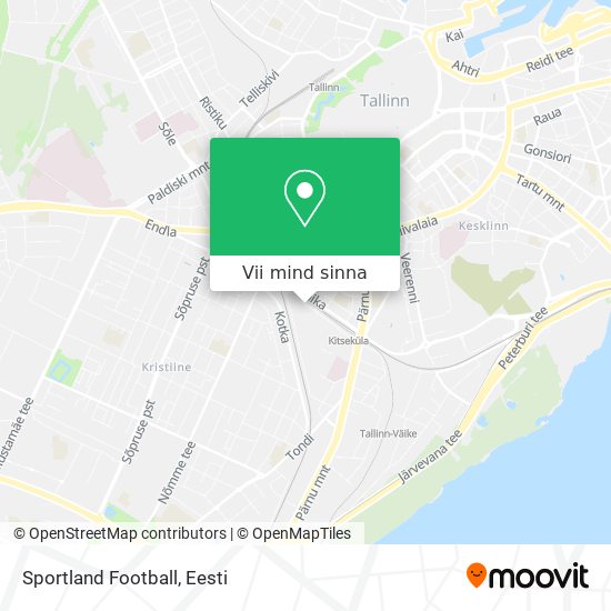 Sportland Football kaart