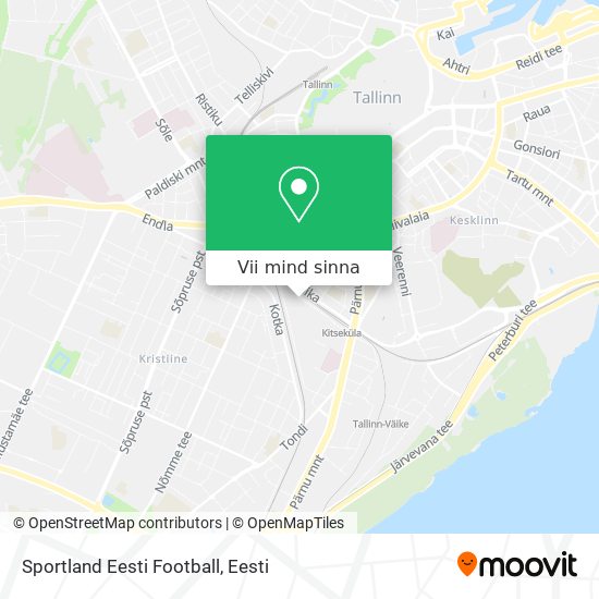 Sportland Eesti Football kaart