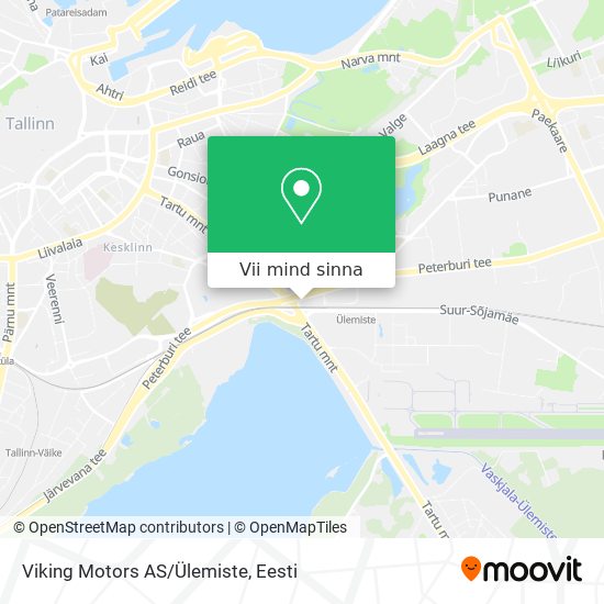 Viking Motors AS/Ülemiste kaart