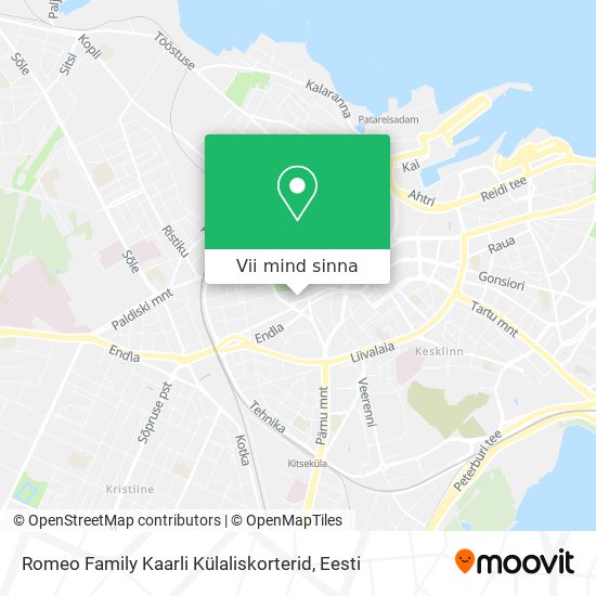 Romeo Family Kaarli Külaliskorterid kaart