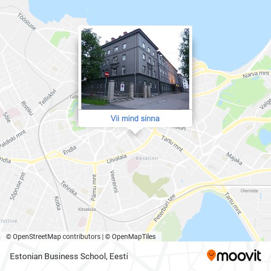 Estonian Business School kaart
