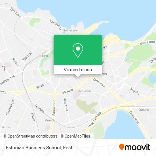 Estonian Business School kaart