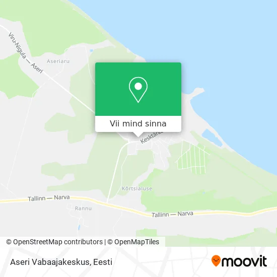 Aseri Vabaajakeskus kaart