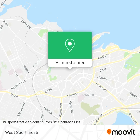 West Sport kaart