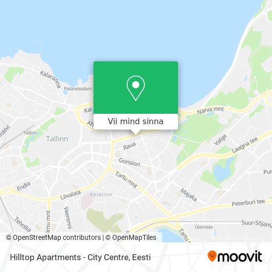Hilltop Apartments - City Centre kaart
