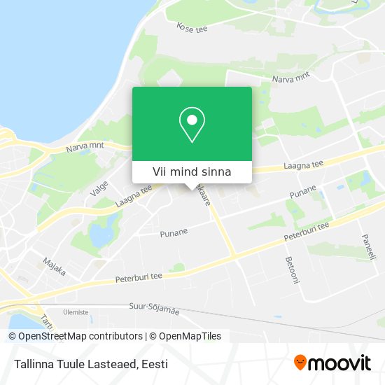 Tallinna Tuule Lasteaed kaart