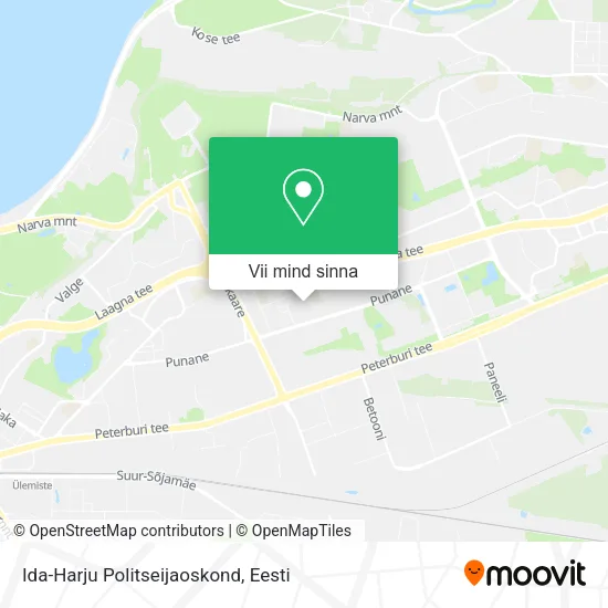 Ida-Harju Politseijaoskond kaart