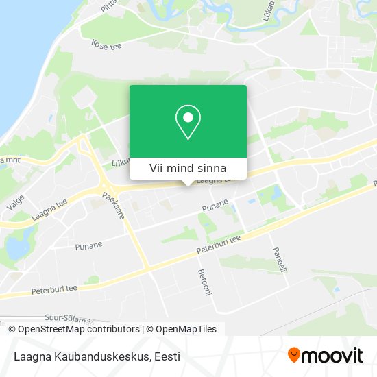 Laagna Kaubanduskeskus kaart