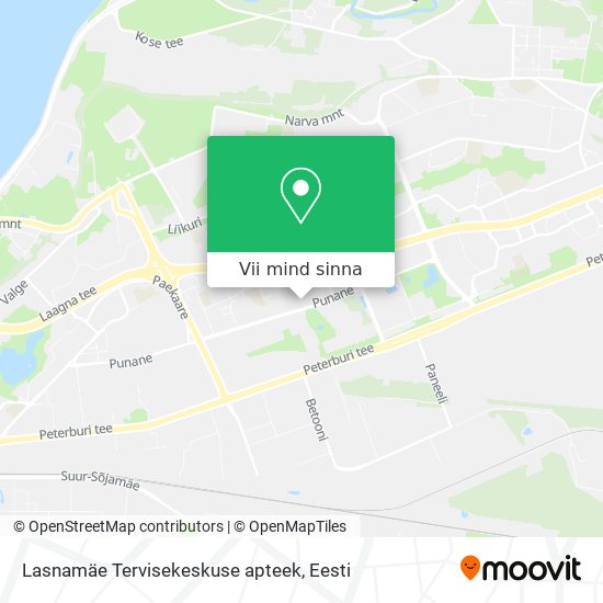 Lasnamäe Tervisekeskuse apteek kaart