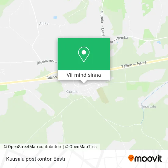 Kuusalu postkontor kaart