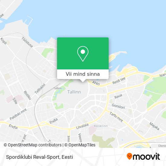 Spordiklubi Reval-Sport kaart