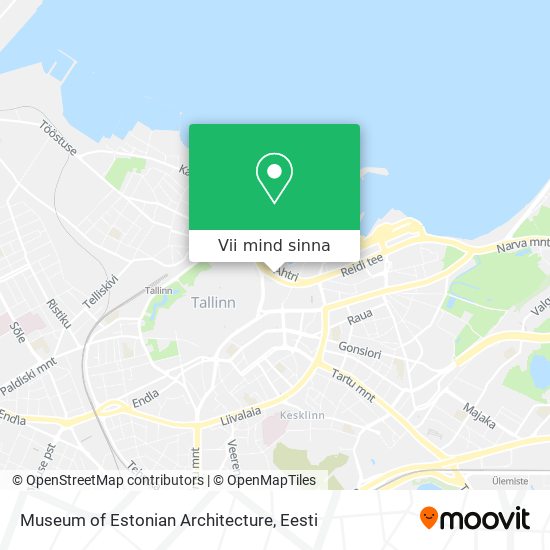 Museum of Estonian Architecture kaart