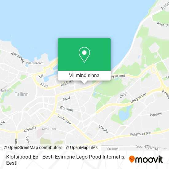 Klotsipood.Ee - Eesti Esimene Lego Pood Internetis kaart