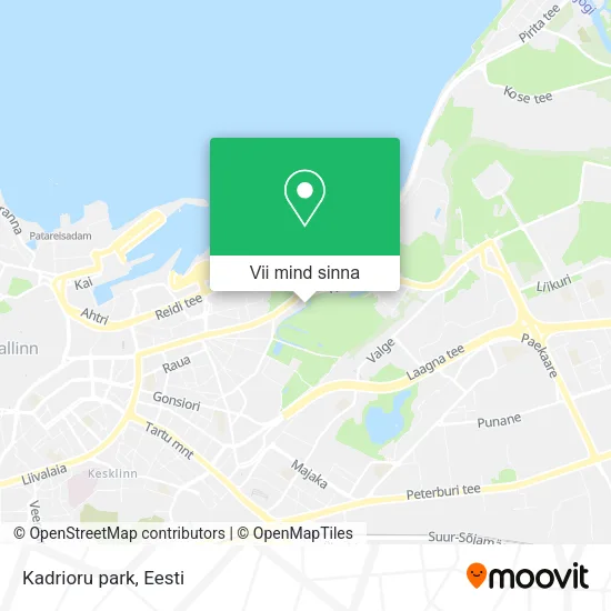 Kadrioru park kaart