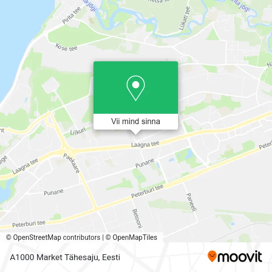 A1000 Market Tähesaju kaart