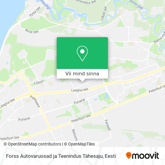 Forss Autovaruosad ja Teenindus Tähesaju kaart
