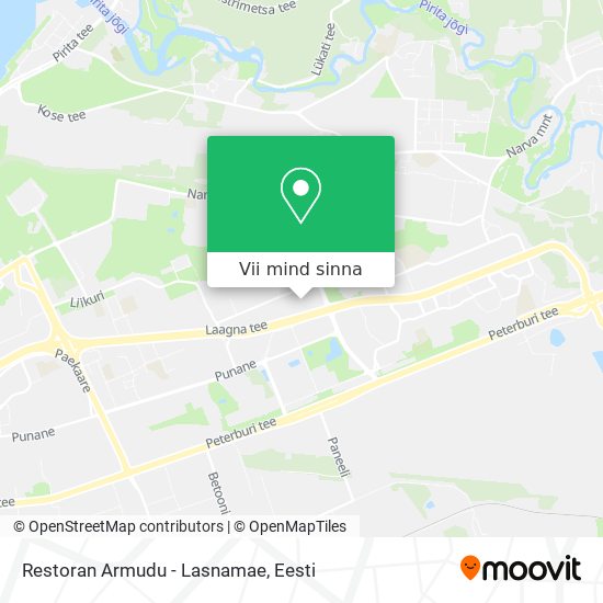 Restoran Armudu - Lasnamae kaart