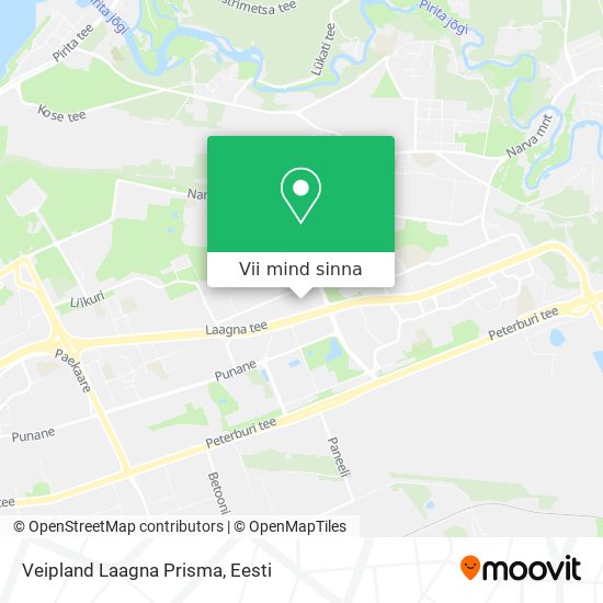 Veipland Laagna Prisma kaart