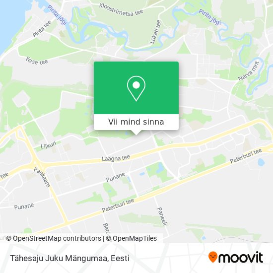 Tähesaju Juku Mängumaa kaart