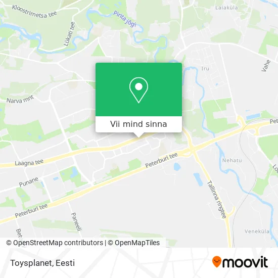 Toysplanet kaart