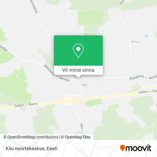 Kiiu noortekeskus kaart