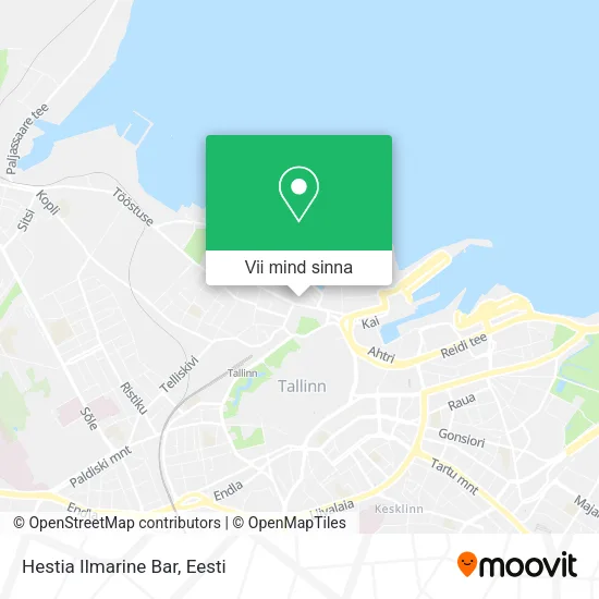 Hestia Ilmarine Bar kaart