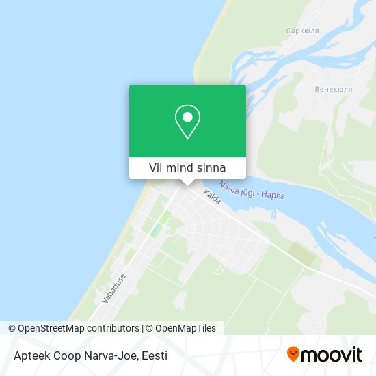 Apteek Coop Narva-Joe kaart