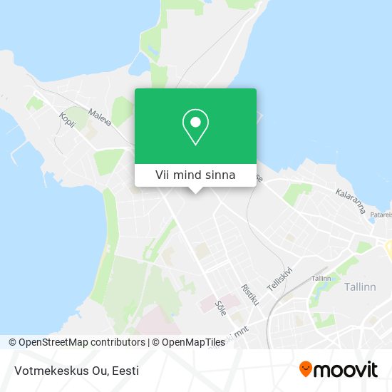 Votmekeskus Ou kaart