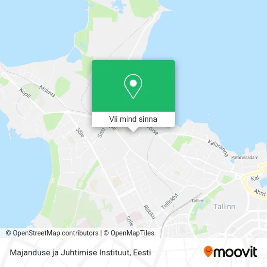 Majanduse ja Juhtimise Instituut kaart