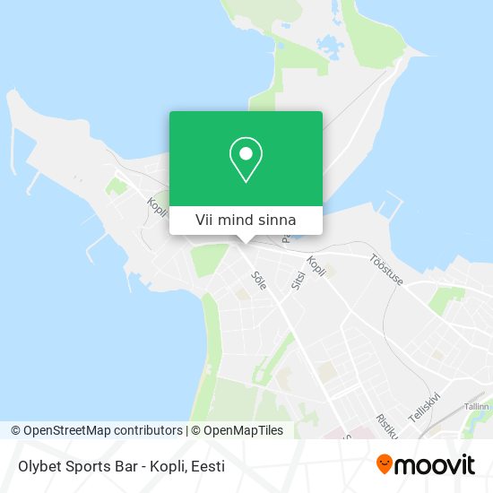 Olybet Sports Bar - Kopli kaart