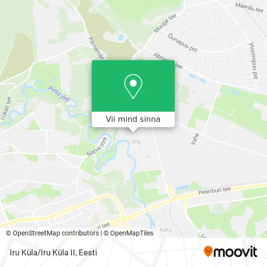 Iru Küla/Iru Küla II kaart